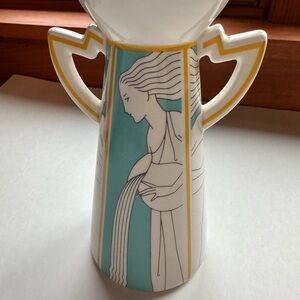 Hellenic candle holder by Kaneaki Fujimori for Kato Kogei Ceramics Japan Pottery